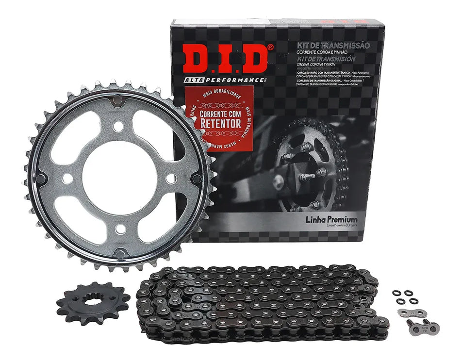 KIT DE ARRASTRE HONDA CB TWISTER 250 F - 40T/13T - 520VD-110ZB - C/ORING - LINEA PREMIUM - DID