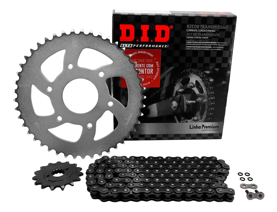 KIT DE ARRASTRE KTM DUKE 390 - RC 390 - 45T/15T - 520VD-114ZB - C/ORING - LINEA PREMIUM - DID