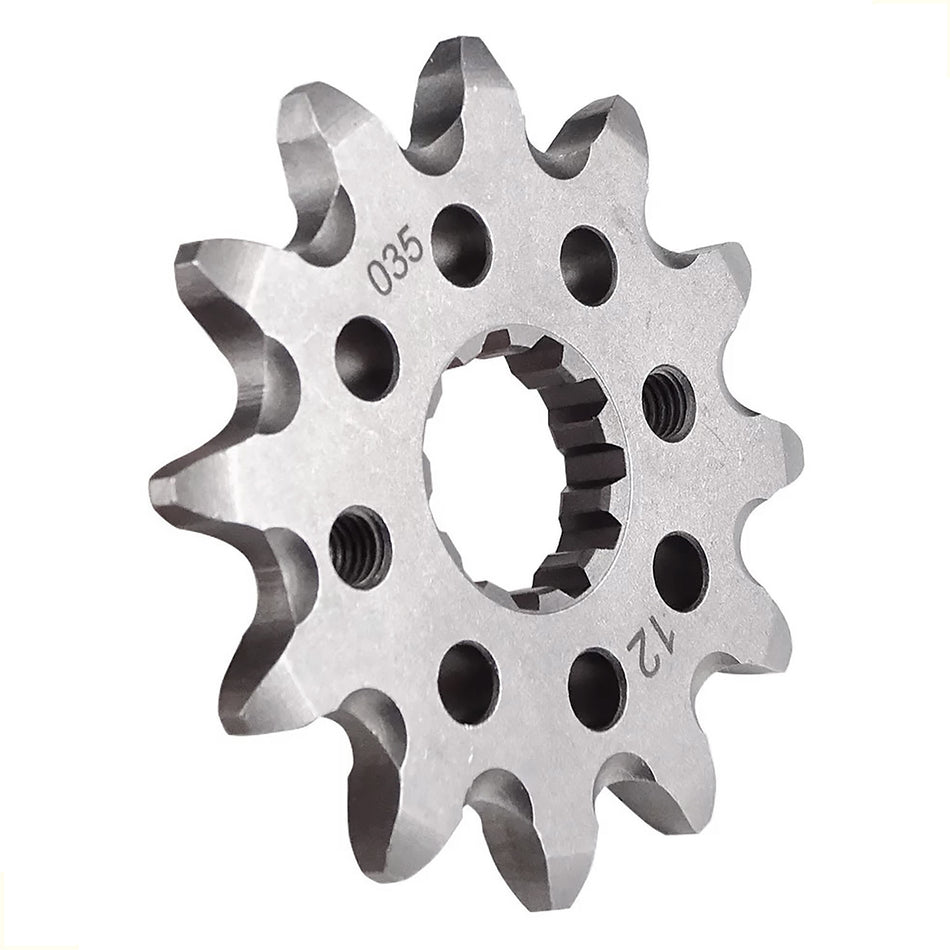PIÑON SPROCK DELANTERO H CBR 250R 11-13 - CBR 300R 14-21- CRF 250L 13-20 - CRF 300L 21-24 - XR 250R 96-04 - CB TWISTER 250 - 12 DIENTES - PROX