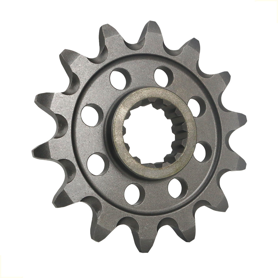 PIÑON SPROCK DELANTERO  K KLX 400R 03 - DR 350/350SE 90-99 - DR-Z 250 01-07 -  DRZ 400 00-24 - RM 250 82-12 - RMX 250 89-00 - CUATRIMOTO LT-250 R QUADRACER 85-93 - 14 DIENTES - PROX