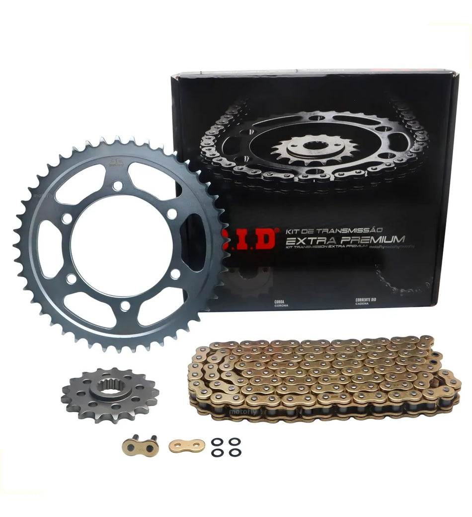KIT DE ARRASTRE SUZUKI GSX-R 1000 '17-24 - 45T/17T - 525ZVM-X-120ZB JAPON - C/ORING - LINEA EXTRA PREMIUM - DID