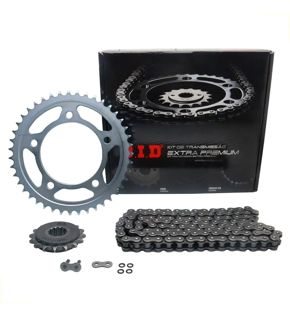 KIT DE ARRASTRE HONDA CB HORNET 600 - 43T/16T 525V0-118ZB JAPON - C/ORING - LINEA EXTRA PREMIUM - DID