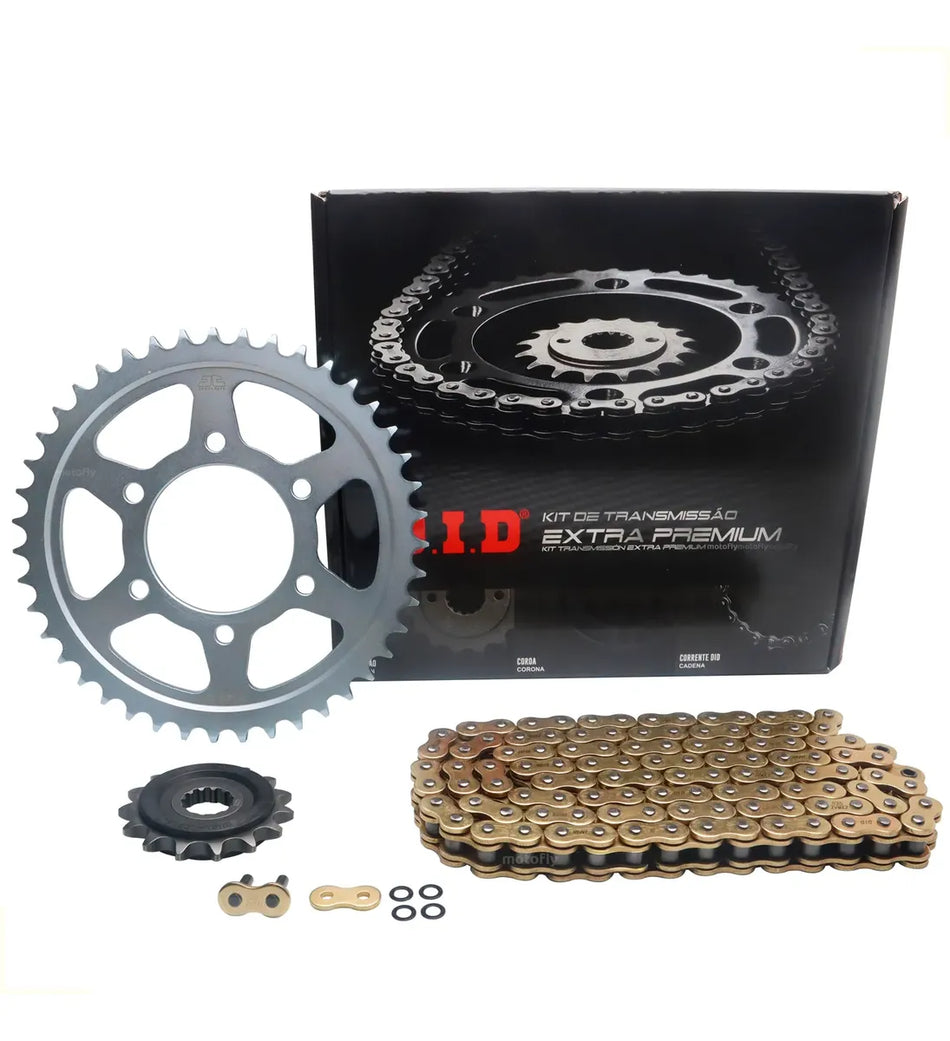 KIT DE ARRASTRE KAWASAKI Z 1000 '14-20  - 43T/17T - 525ZVM-X-112ZB JAPON - C/XRING - EXTRA PREMIUM - DID