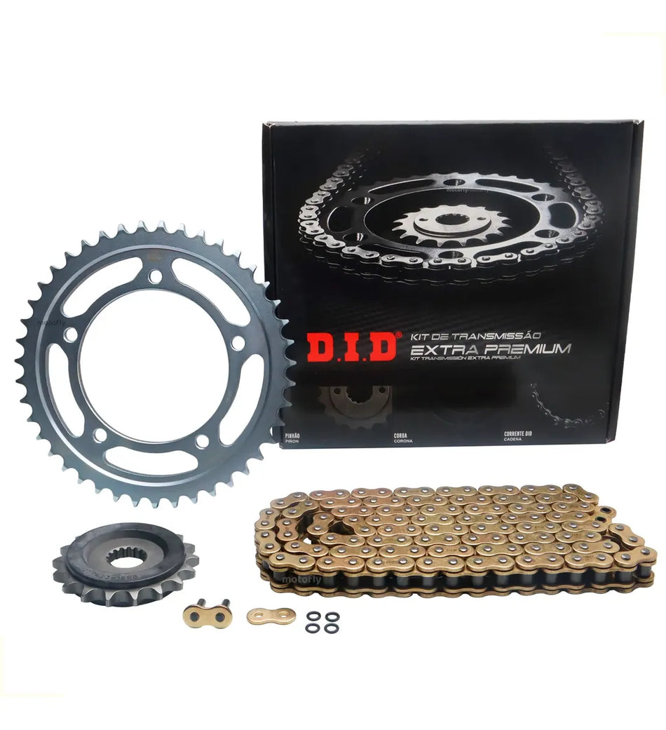 KIT DE ARRASTRE SUZUKI GSX-R 1300 HAYABUSA '08-18 - 43T/18T-530ZVM-X-118ZB JAPON - C/XRING - LINEA EXTRA PREMIUM - DID