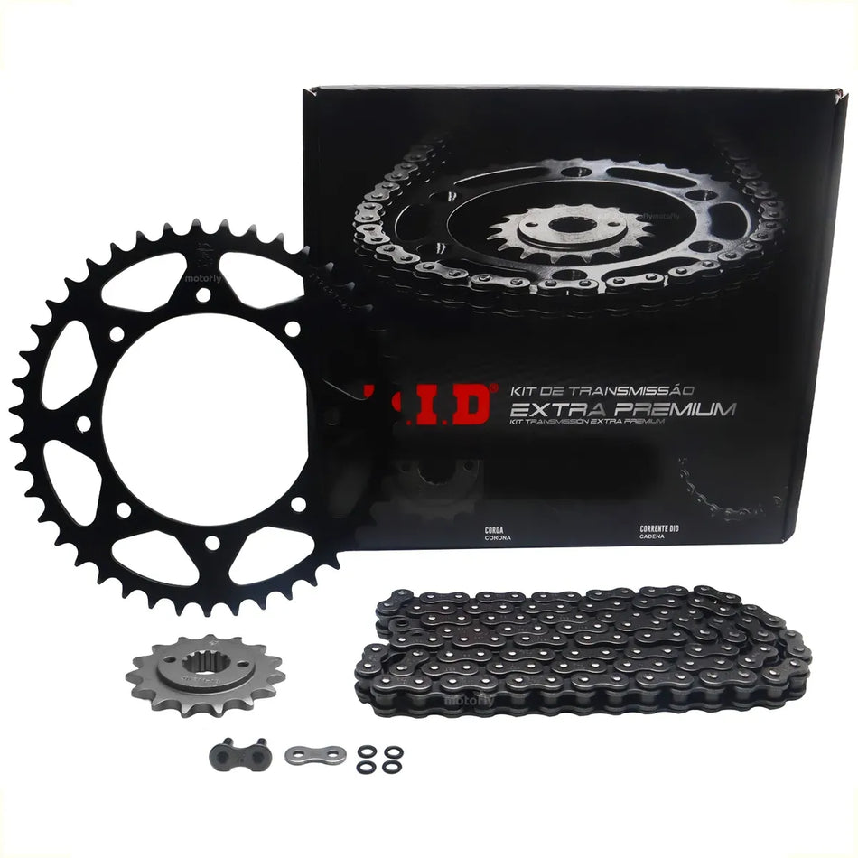 KIT DE ARRASTRE KAWASAKI KLR 650 '90-18 - 43T/15T - 520V0-106L JAPON - C/ORING - LINEA EXTRA PREMIUM - DID