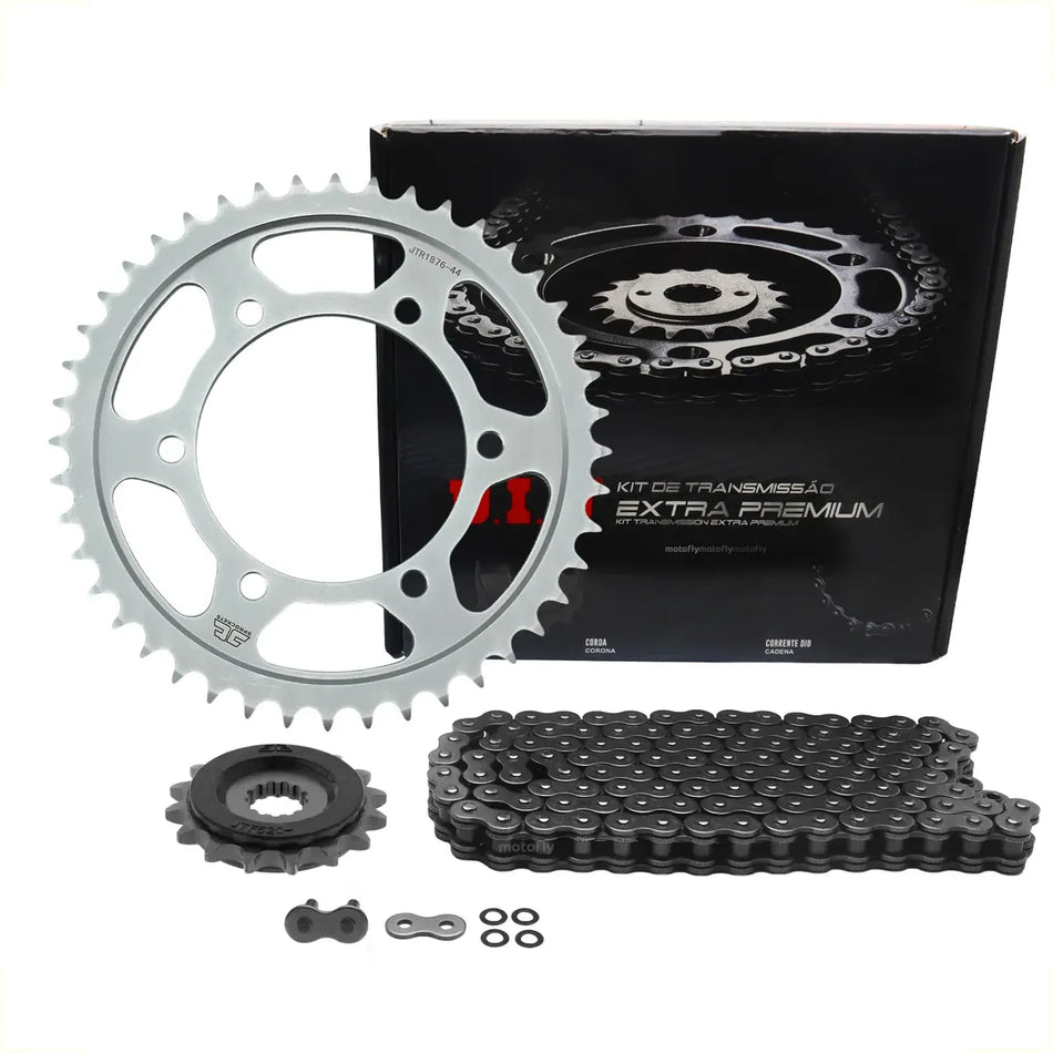 KIT DE ARRASTRE SUZUKI GSX-S1000 F/FA/RQ L5,L6,L7,L8,L9,M0-M2,M5,M6 '15-26 - 44T/17T-525ZVX3-116ZB JAPON - C/XRING - LINEA EXTRA PREMIUM - DID