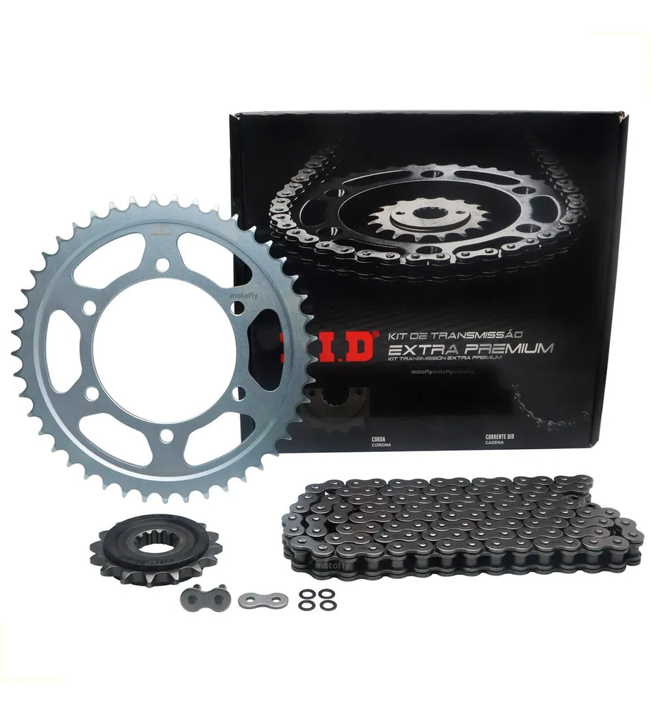 KIT DE ARRASTRE YAMAHA MT 09 '14-25 - MT 09 SP - MT 09 SPORT - MT 09 TRACER '16-17 - 45T/16T-525VX3-110ZB JAPON - C/XRING - EXTRA PREMIUM - DID