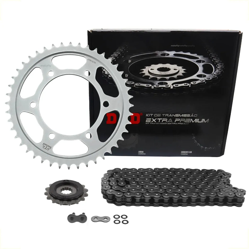KIT DE ARRASTRE SUZUKI GSX-R 750 L1,L2,L3,L4,L5,L6,L7,L8,L9 '11-19 - GSX-R750 L9,M0,M1,M2,M3,M4,M5,M6 USA '20-26 - 45T/17T-525VX3-116ZB JAPON - C/XRING - LINEA EXTRA PREMIUM - DID