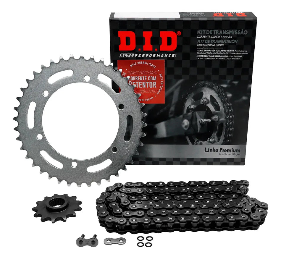 KIT DE ARRASTRE YAMAHA XTZ 250 - XT TENERE 250 - 40T/13T-520VD-106ZB - C/ORING -LINEA PREMIUM - DID