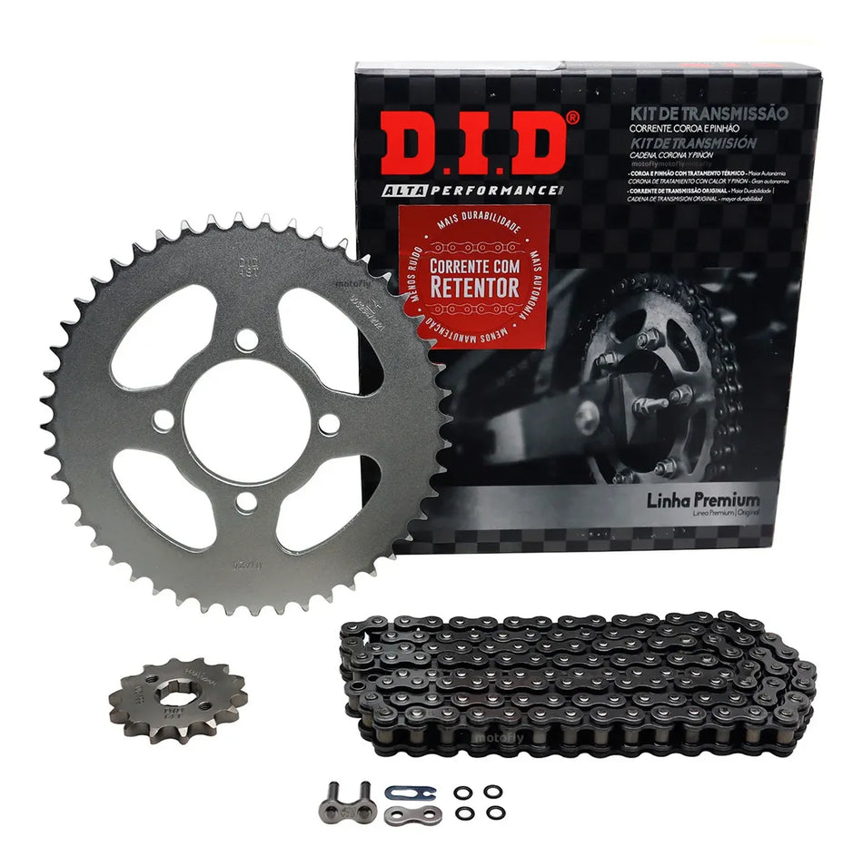 KIT DE ARRASTRE YAMAHA XTZ 125 - 48T/14T - 428HXV-122L - C/ORING - LINEA PREMIUM - DID