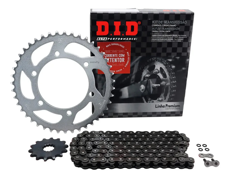 KIT DE ARRASTRE YAMAHA MT 03 - YZF R3 - 43T/14T-520VD-112L - C/ORING -LINEA PREMIUM - DID