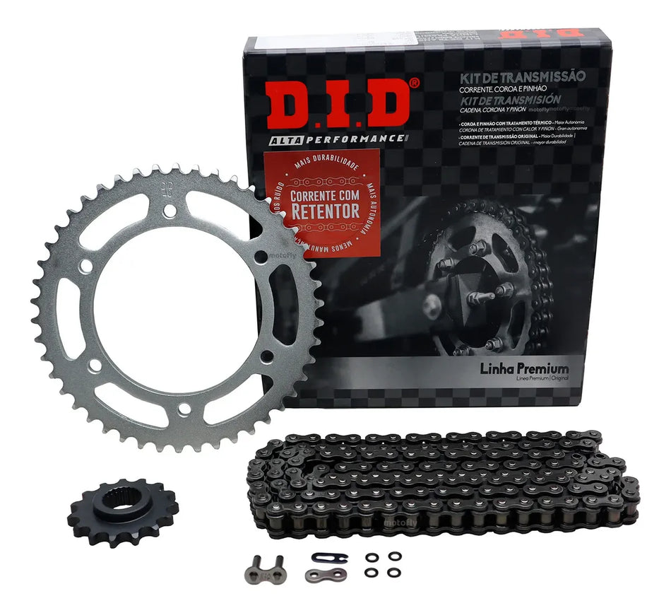KIT DE ARRASTRE YAMAHA FZ 25 - 46T/15T - 428HXV-136L - C/ORING - LINEA PREMIUM - DID