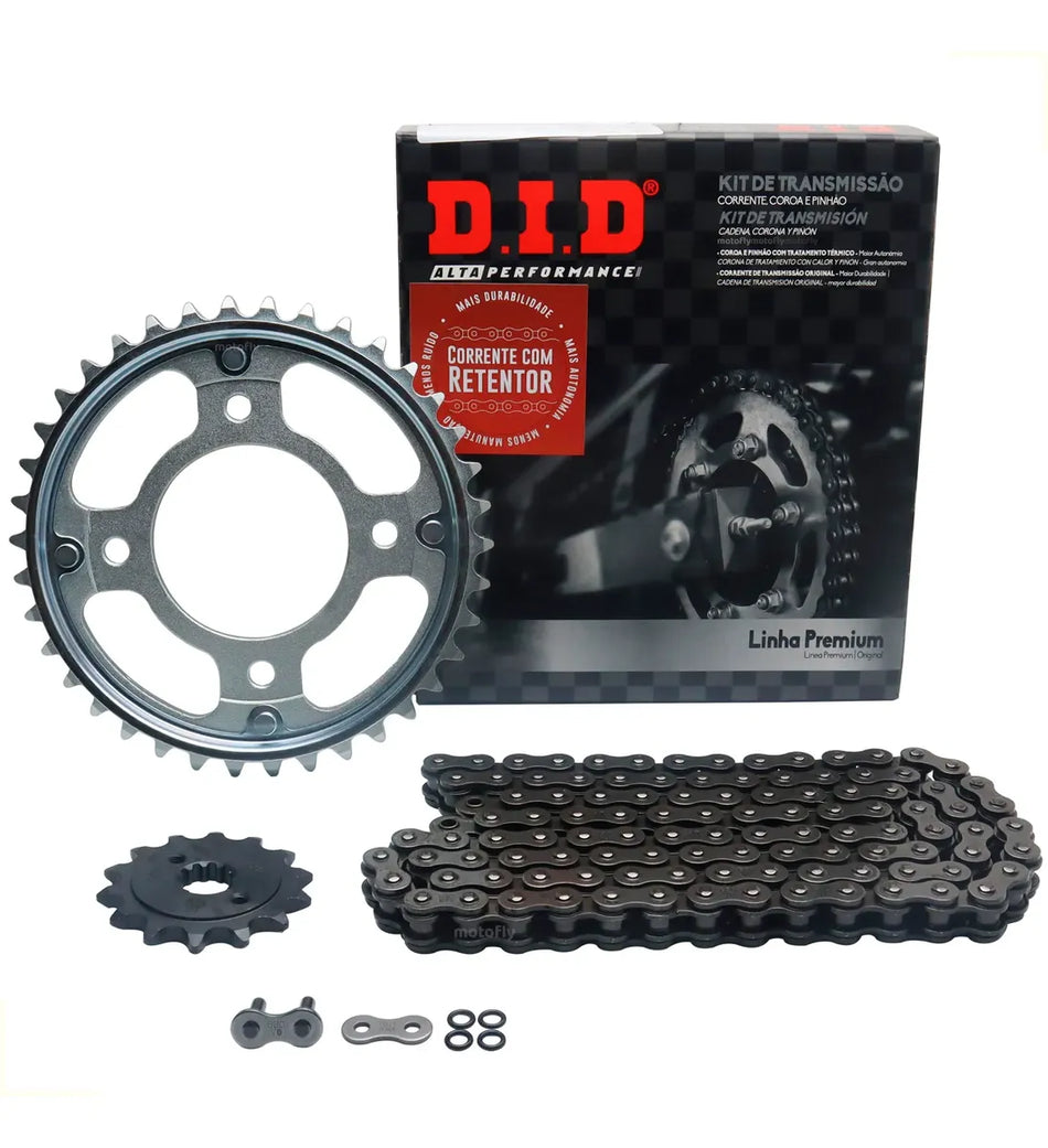 KIT DE ARRASTRE HONDA CB TWISTER 300 F - 38T/14T - 520VD-110ZB - C/ORING - LINEA PREMIUM - DID