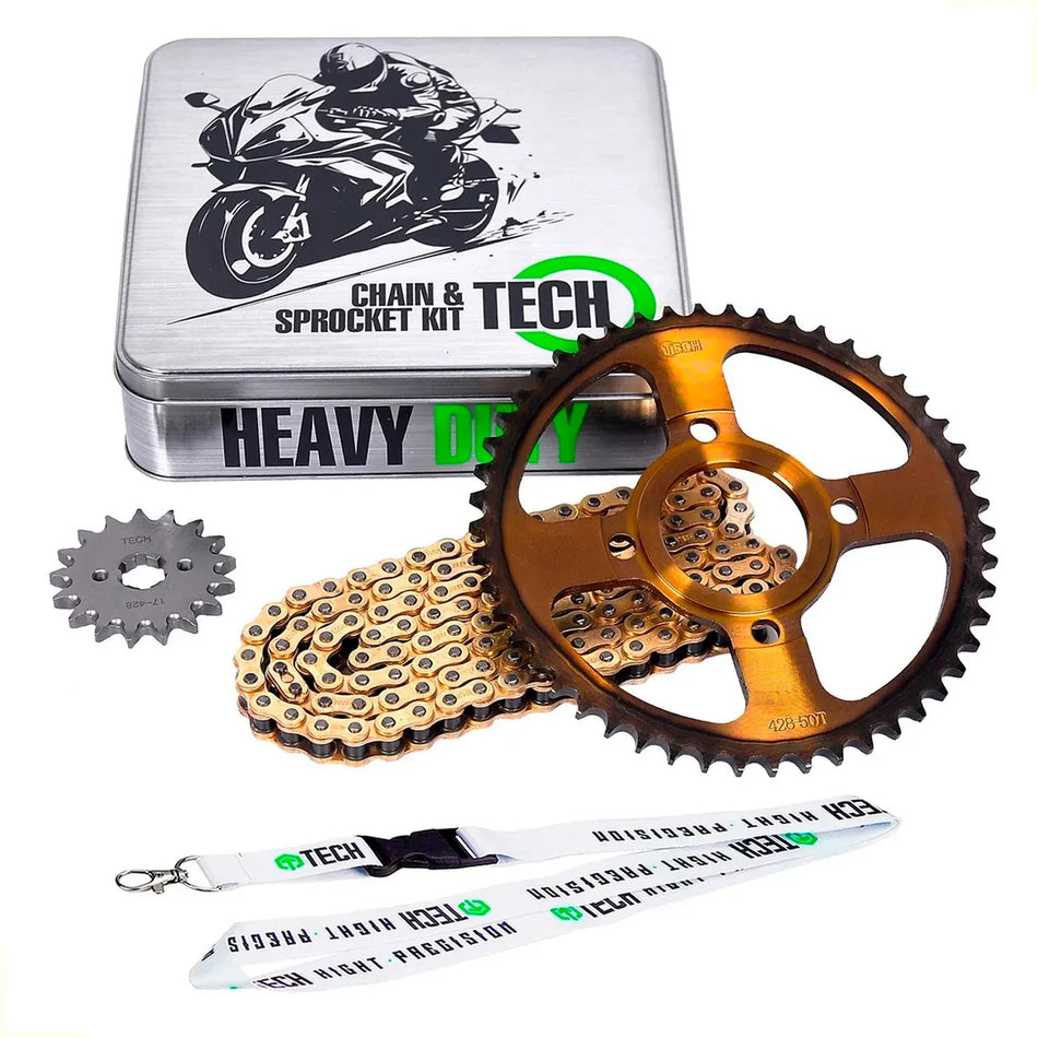 KIT DE ARRASTRE VENTO GTS 300 - VELOCI XEVERUS 250 - REFORZADO - GOLD - TECH