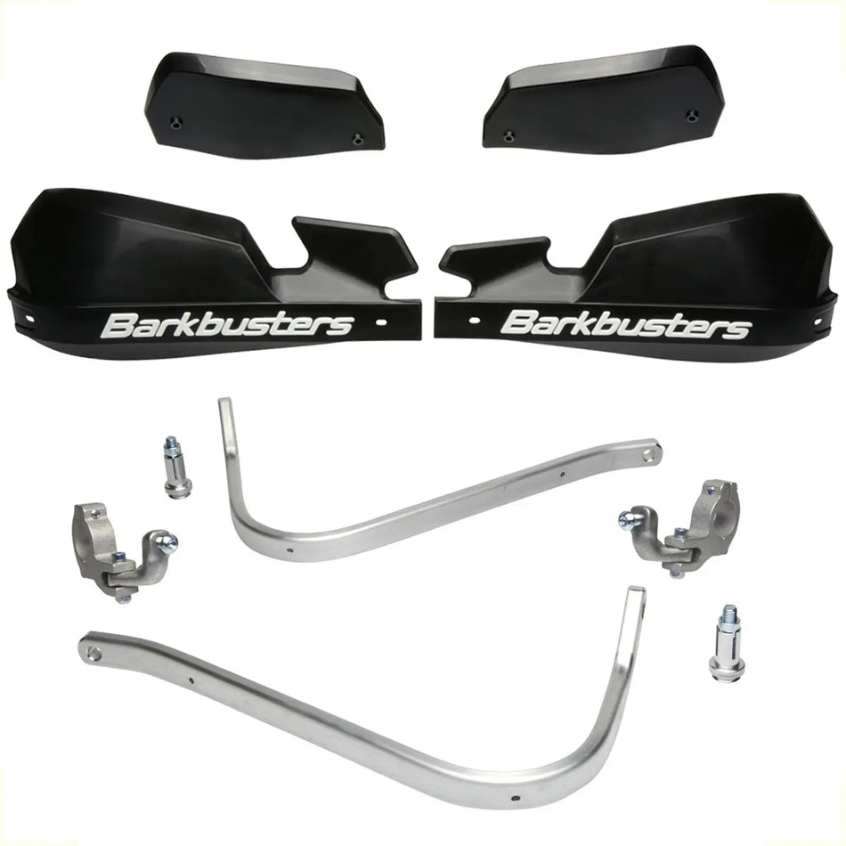 CUBRE PUÑOS ALUMINIO VPS PARA MANUBRIO FAT 28,6MM - UNIVERSAL - NEGRO/BLANCO - BARKBUSTERS