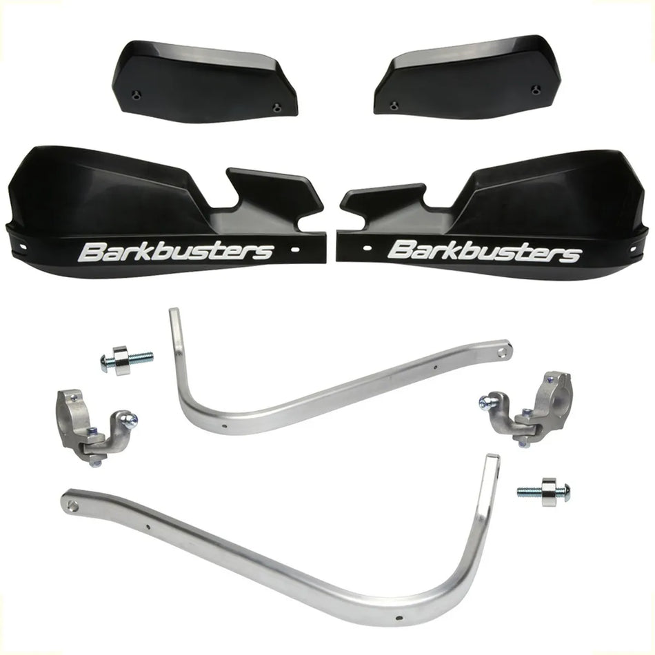 CUBRE PUÑOS ALUMINIO VPS PARA MANUBRIO FAT 28,6MM - UNIVERSAL - NEGRO/BLANCO - BARKBUSTERS