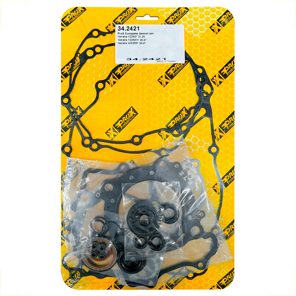 KIT JUNTAS EMPAQUE DE MOTOR YAMAHA YZ 250F 21-25 - YZ 250FX 20-21 - WR 250F 20-21 - PROX