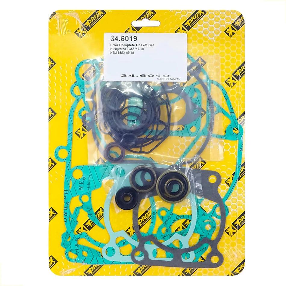"KIT JUNTAS EMPAQUE DE MOTOR KTM SX 65 09-23 - HUSQVARNA TC 65 17-23 - GAS-GAS MC 65 21-23 - PROX "