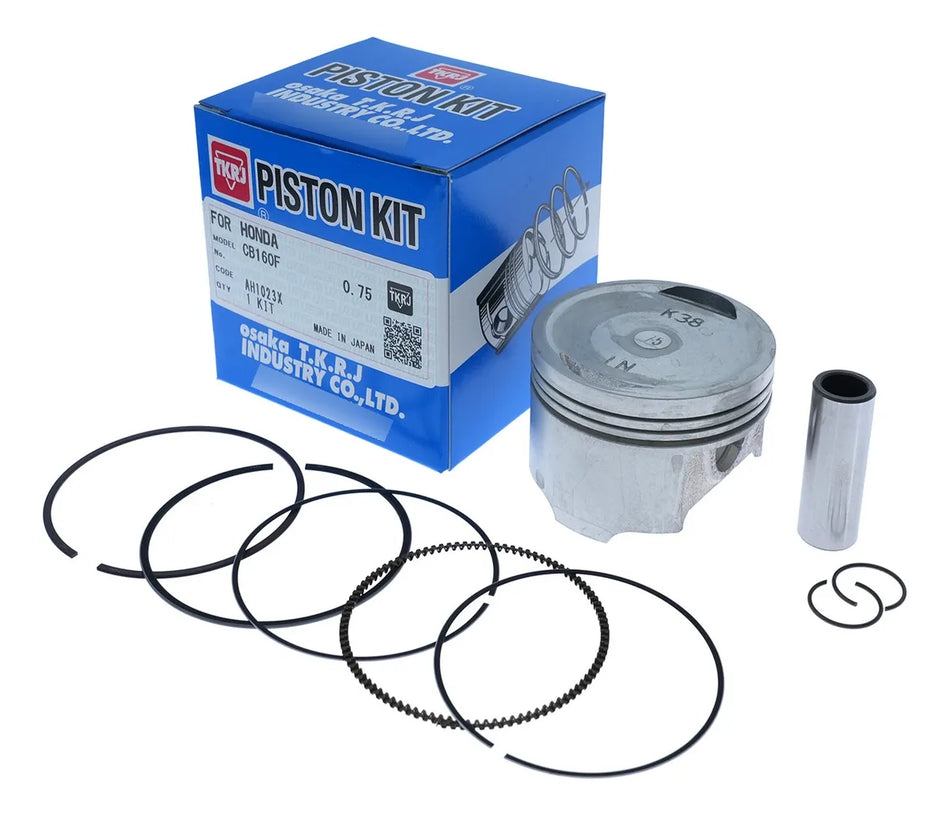 KIT PISTON Y ANILLOS HONDA CB 160 F (57.30MM) - JAPON
