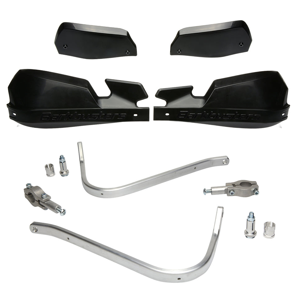 CUBRE PUÑOS ALUMINIO DUCATI SCRAMBLER 800 - CLASSIC - ICON - URBAN - ENDURO - NEGRO/NEGRO [INCLUYE PLASTICOS VPS] - BARKBUSTERS