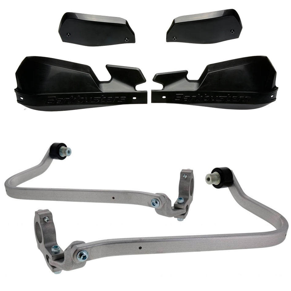 CUBRE PUÑOS ALUMINIO HONDA CRF 1100 L AFRICA TWIN 1100 20-26 - NEGRO/NEGRO (INCLUYE PLASTICOS VPS) - BARKBUSTERS