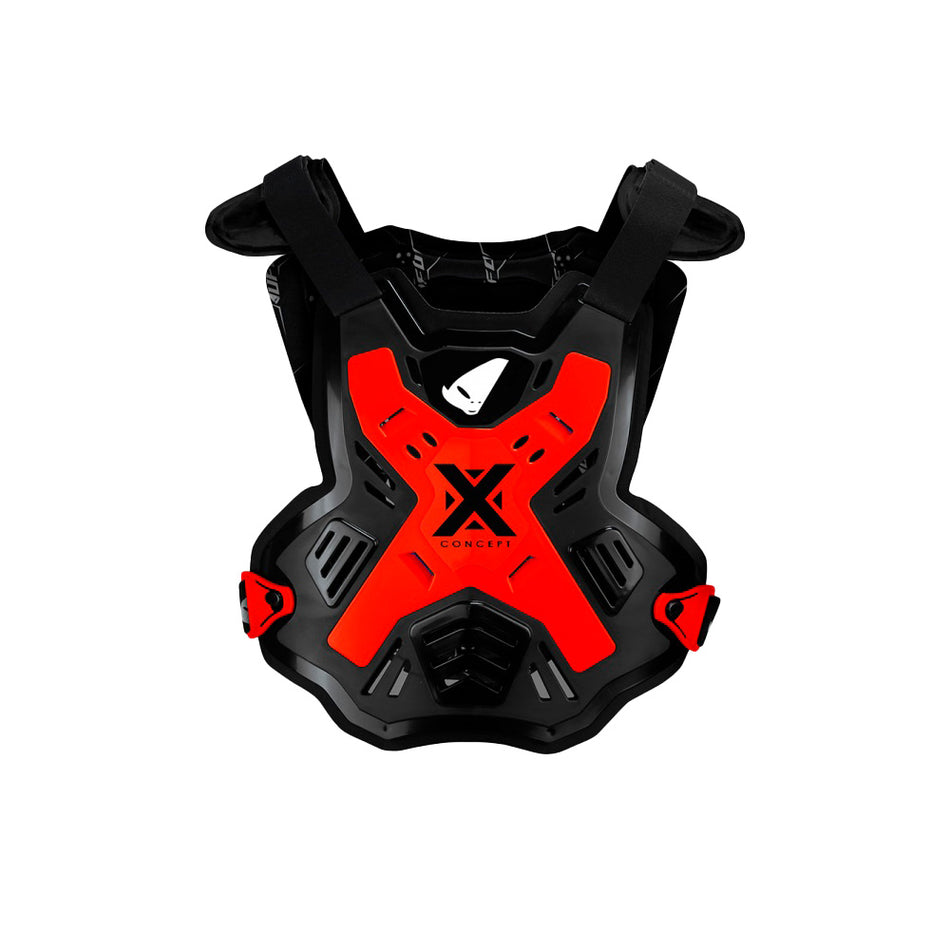 PETO ESQUELETO X-CONCEPT PROTECTOR PECHO - MOTOCROSS/ENDURO - ROJO