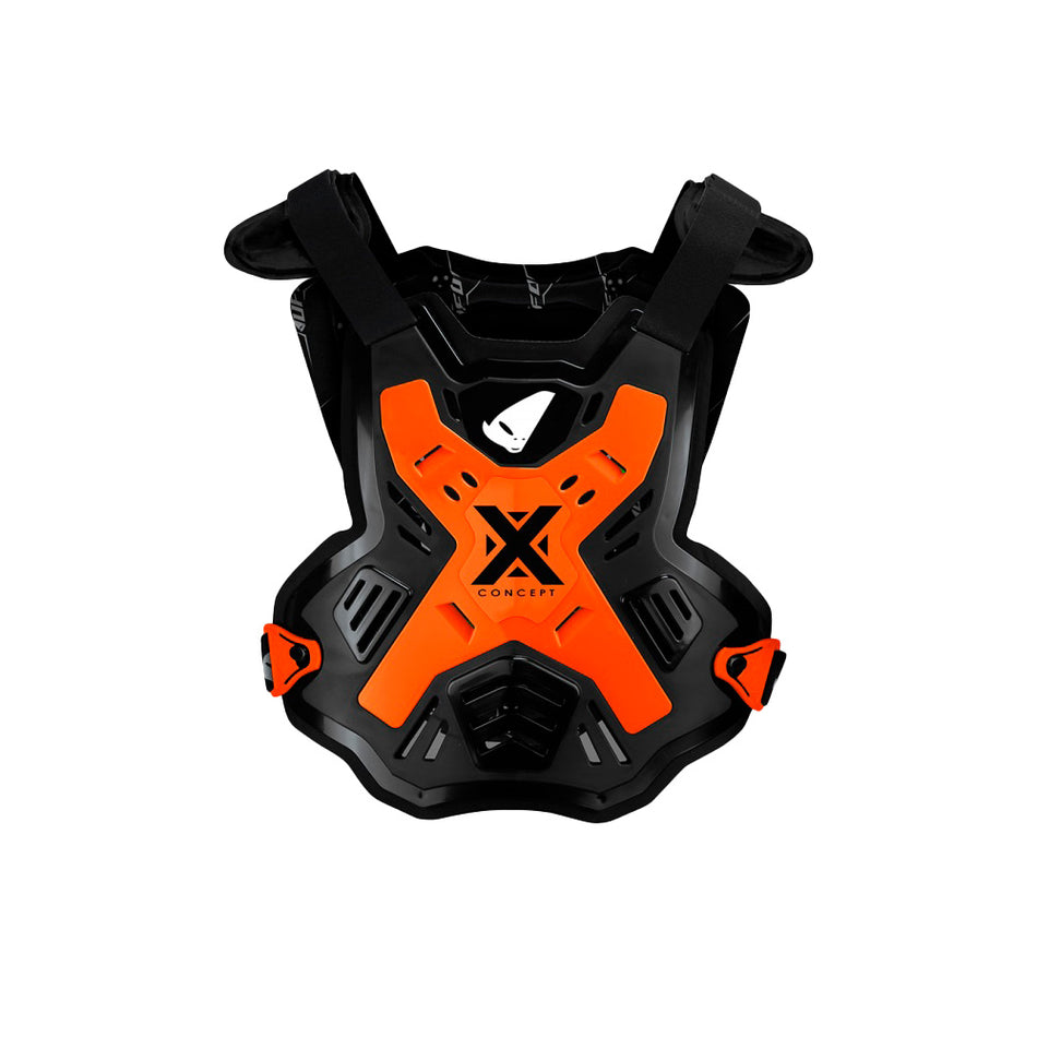 PETO ESQUELETO X-CONCEPT PROTECTOR PECHO - MOTOCROSS/ENDURO - NARANJA