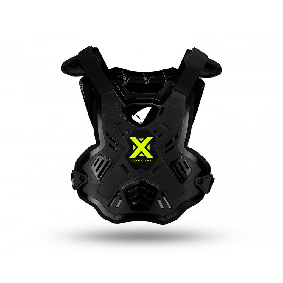 PETO ESQUELETO X-CONCEPT PROTECTOR PECHO - MOTOCROSS/ENDURO - NEGRO