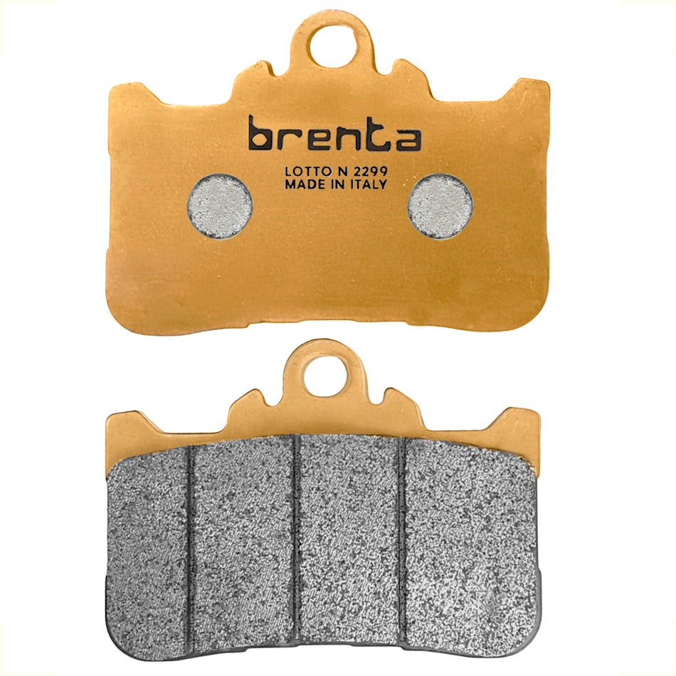 BALATAS DE FRENO - SINTERIZADA - BRENTA 4308/FA759/07HO72- ITALIA