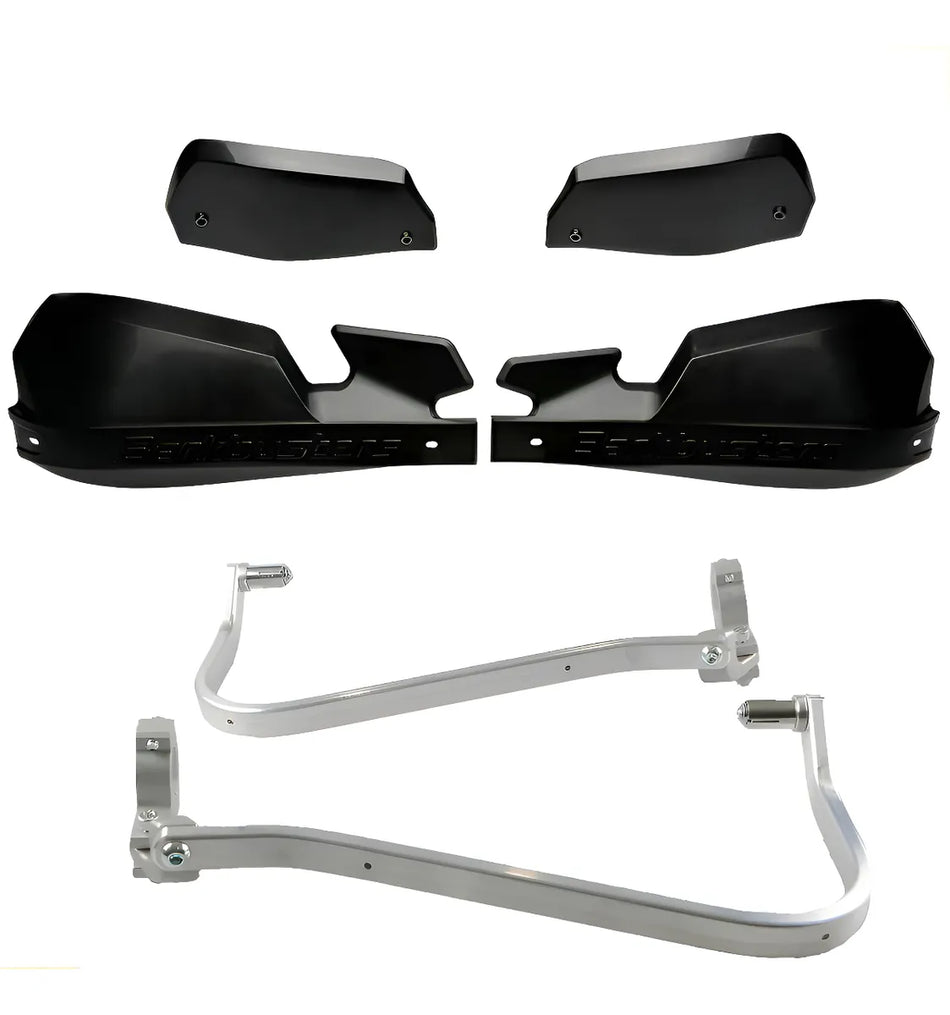 CUBRE PUÑOS ALUMINIO DUCATI SCRAMBLER 1100 [TODAS LAS VERSIONES] - NEGRO/NEGRO [INCLUYE PLASTICOS VPS] - BARKBUSTERS