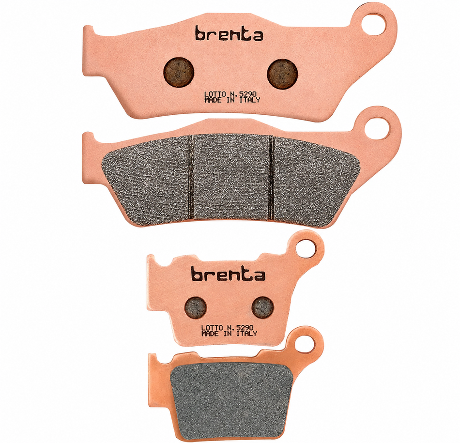 KIT BALATAS DE FRENO DELANTERO Y TRASERO - SINTERIZADAS OFF ROAD - BRENTA 6027/FA181/07BB04 - 6056/FA368/07BB27 - ITALIA