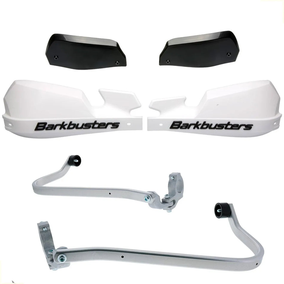 CUBRE PUÑOS ALUMINIO TRIUMPH TIGER 660 SPORT - BLANCO/NEGRO [INCLUYE PLASTICOS VPS] - BARKBUSTERS