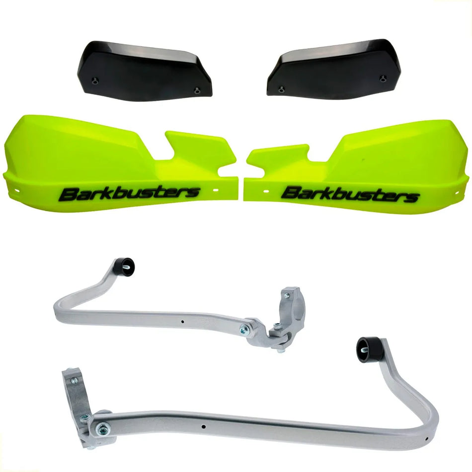 CUBRE PUÑOS ALUMINIO TRIUMPH TIGER 660 SPORT - AMARILLO FLUO/NEGRO [INCLUYE PLASTICOS VPS] - BARKBUSTERS