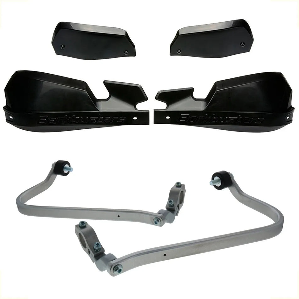 CUBRE PUÑOS ALUMINIO SUZUKI V-STROM 800 DE - NEGRO/NEGRO [INCLUYE PLASTICOS VPS] - BARKBUSTERS