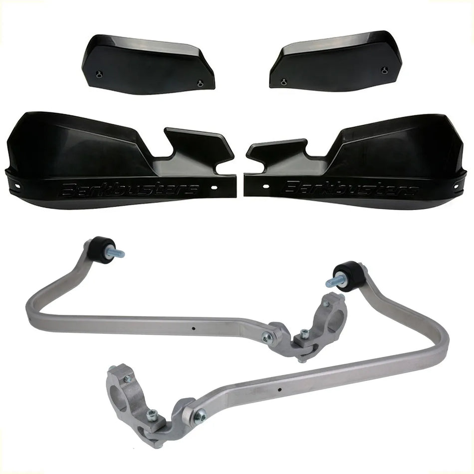 CUBRE PUÑOS ALUMINIO BMW F 900 GS ENDURO - NEGRO/NEGRO [INCLUYE PLASTICOS VPS] - BARKBUSTERS