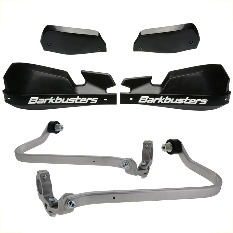 CUBRE PUÑOS ALUMINIO HONDA CRF AFRICA TWIN 1100 [TODAS LAS VERSIONES] - NEGRO/BLANCO [INCLUYE PLASTICOS VPS] - BARKBUSTERS