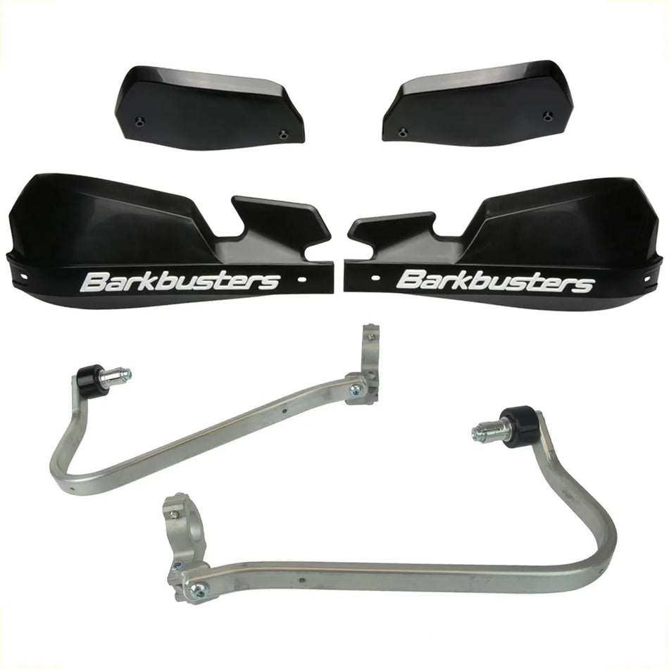 CUBRE PUÑOS ALUMINIO SUZUKI DL V-STROM 1000 XT 18-19 - NEGRO/BLANCO [INCLUYE PLASTICOS VPS] - BARKBUSTERS