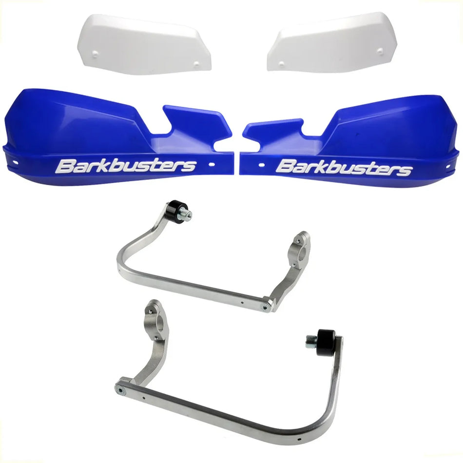 CUBRE PUÑOS ALUMINIO HONDA CRF 1000L AFRICA TWIN 16-25 - 1000L AFRICA TWIN ADVENTURE SPORTS 18-25 - XADV 750 17-20 - AZUL/BLANCO [INCLUYE PLASTICOS VPS] - BARKBUSTERS