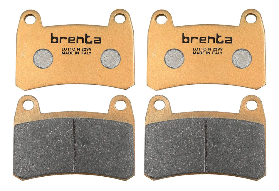 BALATAS DE FRENO - SINTERIZADAS - BRENTA 4236/FA658/07GR83- ITALIA