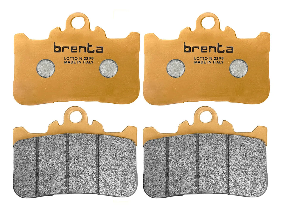 BALATAS DE FRENO - SINTERIZADAS - BRENTA 4308/FA759/07HO72- ITALIA