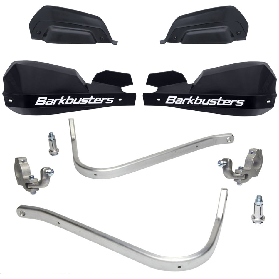 CUBRE PUÑOS ALUMINIO KTM 790/890/1090/1190  ADVENTURE - 1290 SUPER ADVENTURE 15-20 - NEGRO/BLANCO (INCLUYE PLASTICOS VPS) - BARKBUSTERS