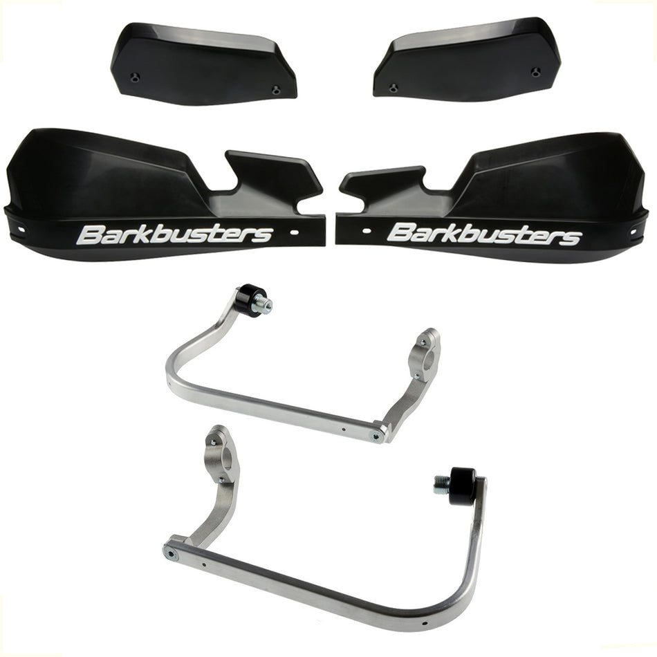 CUBRE PUÑOS ALUMINIO HONDA CRF 1000L AFRICA TWIN 16-25 - 1000L AFRICA TWIN ADVENTURE SPORTS 18-25 - XADV 750 17-20 - NEGRO/BLANCO [INCLUYE PLASTICOS VPS] - BARKBUSTERS