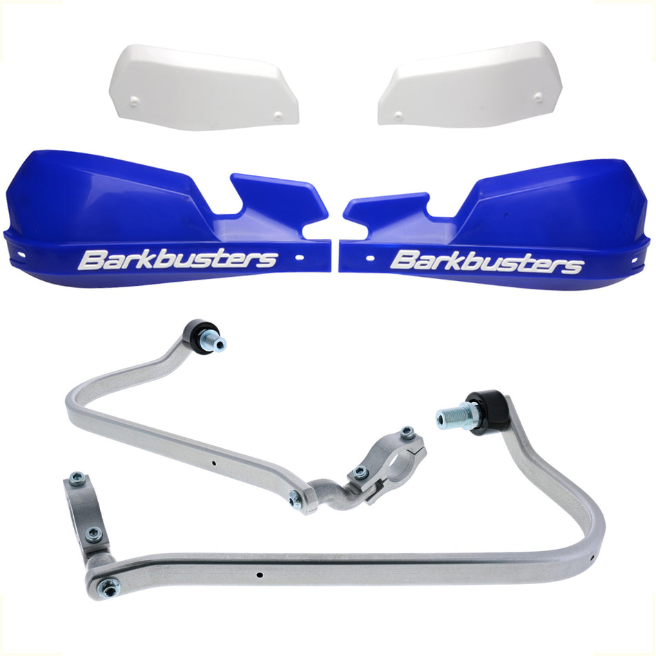 CUBRE PUÑOS ALUMINIO YAMAHA TENERE 700 19-24 - AZUL/BLANCO [INCLUYE PLASTICOS VPS] - BARKBUSTERS