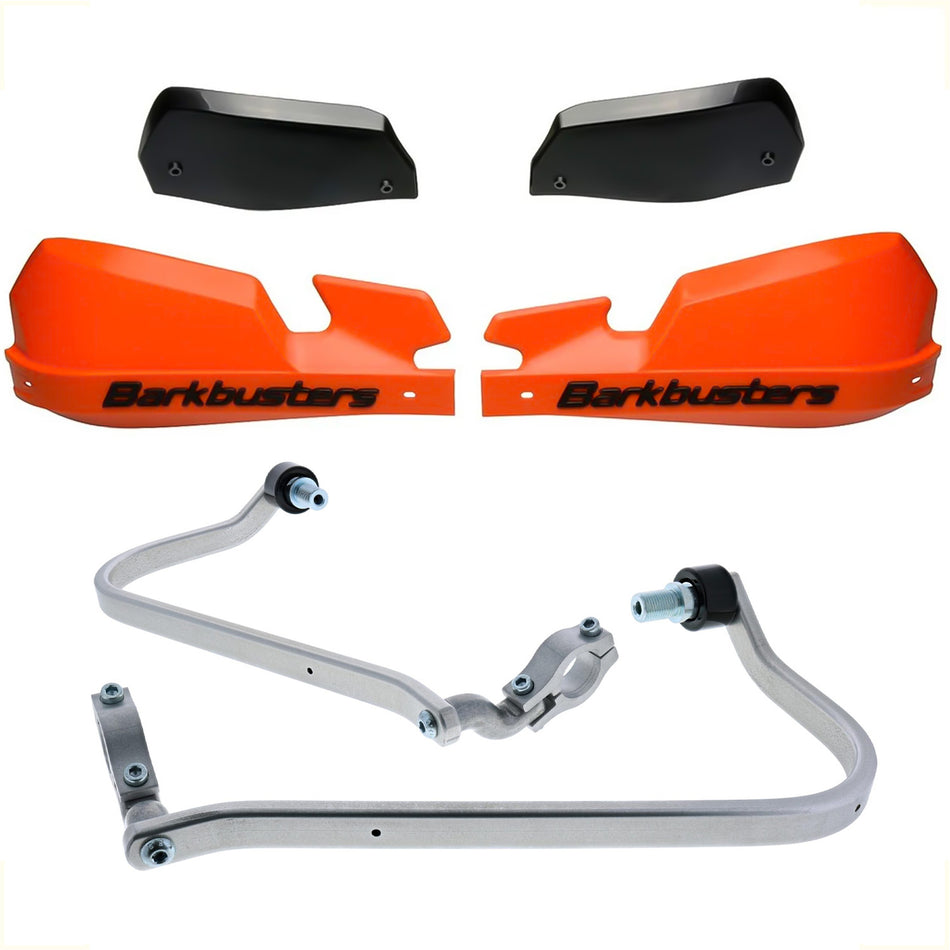CUBRE PUÑOS ALUMINIO YAMAHA TENERE 700 19-24 - NARANJA/NEGRO [INCLUYE PLASTICOS VPS] - BARKBUSTERS