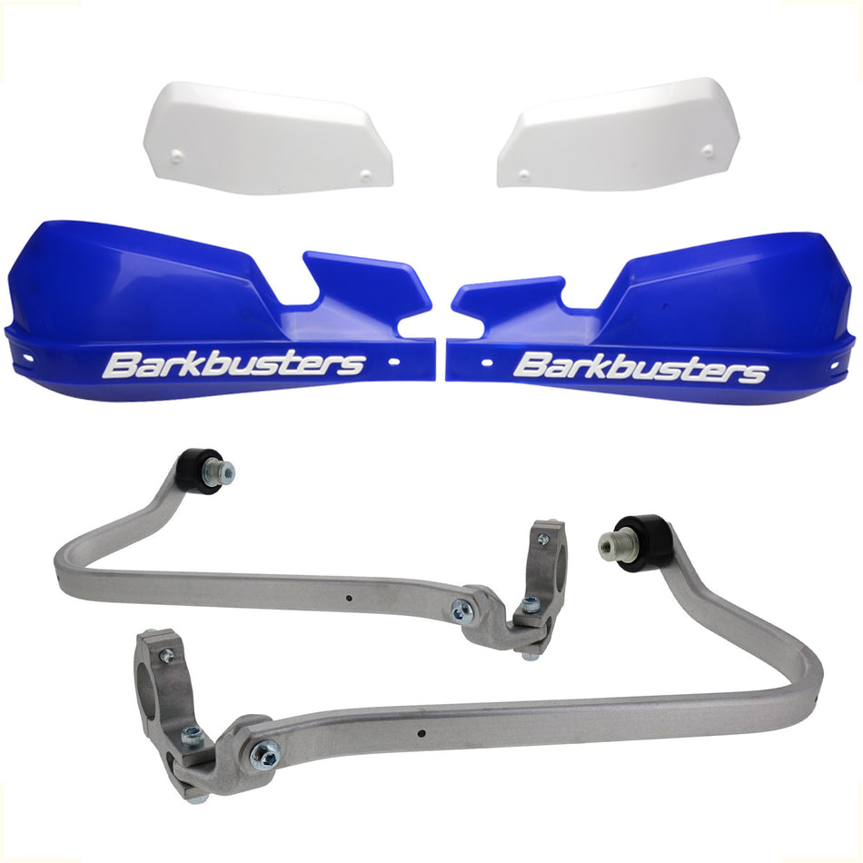 CUBRE PUÑOS ALUMINIO HONDA CRF 1100 L AFRICA TWIN 1100 20-26 - AZUL/BLANCO (INCLUYE PLASTICOS VPS) - BARKBUSTERS