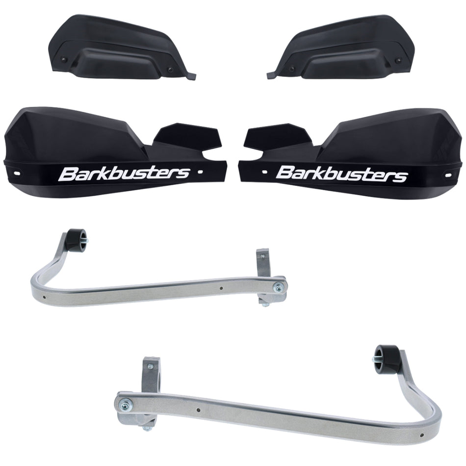 CUBRE PUÑOS ALUMINIO HONDA CRF 1100 L AFRICA TWIN 1100 20-26 - NEGRO/BLANCO (INCLUYE PLASTICOS VPS) - BARKBUSTERS