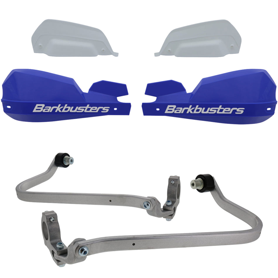 CUBRE PUÑOS ALUMINIO HONDA CRF 1100 L AFRICA TWIN 1100 20-26 - AZUL/BLANCO (INCLUYE PLASTICOS VPS) - BARKBUSTERS