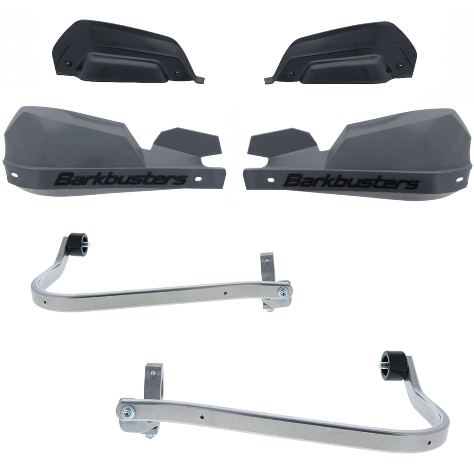 CUBRE PUÑOS ALUMINIO HONDA CRF 1100 L AFRICA TWIN 1100 20-26 - GRIS/NEGRO (INCLUYE PLASTICOS VPS) - BARKBUSTERS