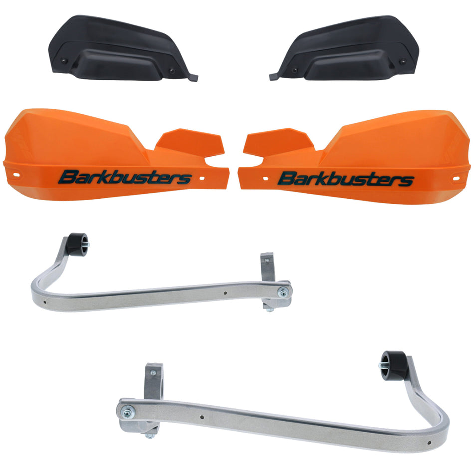 CUBRE PUÑOS ALUMINIO HONDA CRF 1100 L AFRICA TWIN 1100 20-26 - NARANJA/NEGRO (INCLUYE PLASTICOS VPS) - BARKBUSTERS
