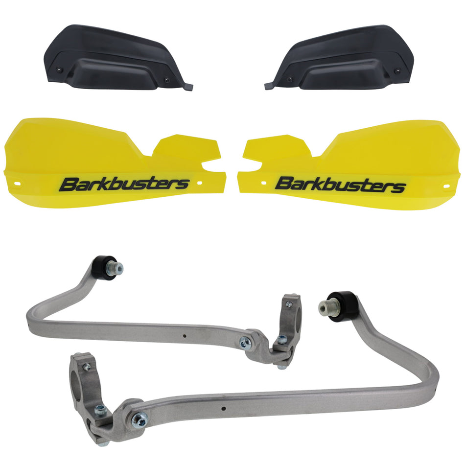 CUBRE PUÑOS ALUMINIO HONDA CRF 1100 L AFRICA TWIN 1100 20-26 - AMARILLO/NEGRO (INCLUYE PLASTICOS VPS) - BARKBUSTERS